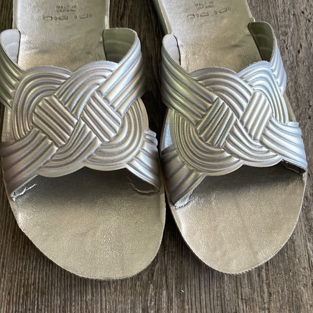 Inblu silver slides - Picture 3 of 4
